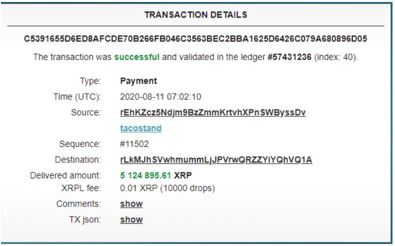 Ripple chuyen XRP 3