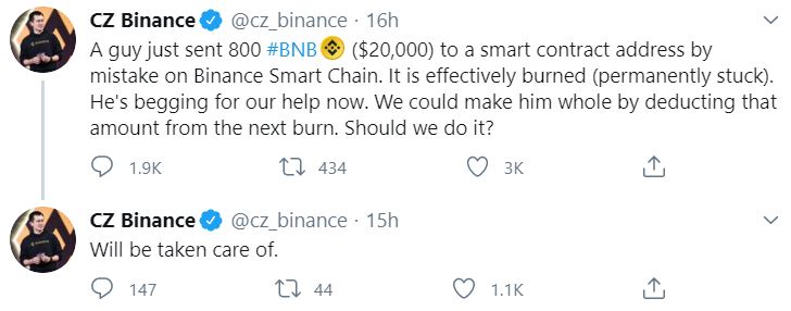Mot nguoi vo tinh dot $20k BNB 2