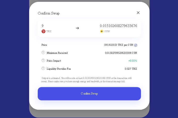 JustSwap là gì?