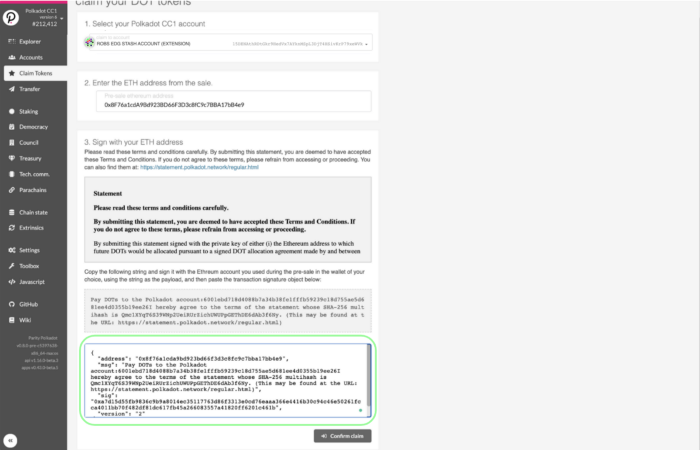 Hướng dẫn staking DOT của Polkadot