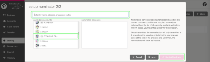 Hướng dẫn staking DOT của Polkadot