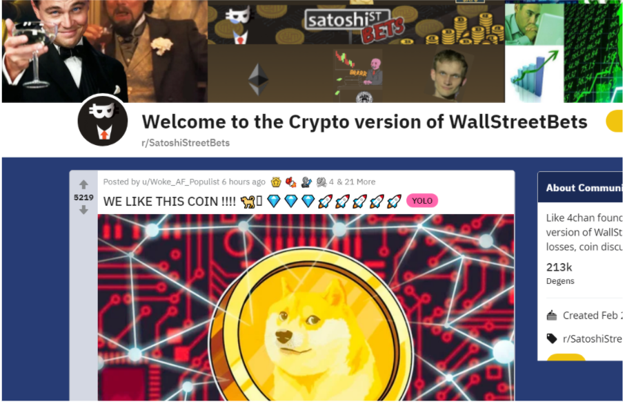Dogecoin có thể trở thành xu hướng cổ phiếu Reddit lớn tiếp theo sau GameStop và giao dịch AMC bị giới hạn trên RobinHood