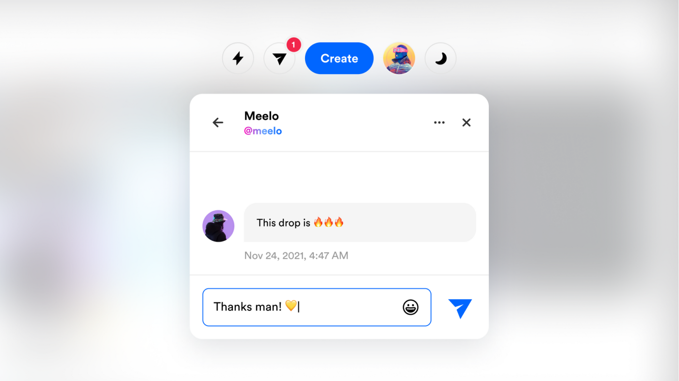 Rarible thêm tính năng Messenger vào thị trường NFT trên Ethereum