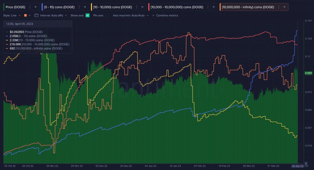 So lieu on-chain Dogecoin dot pump tuong lai