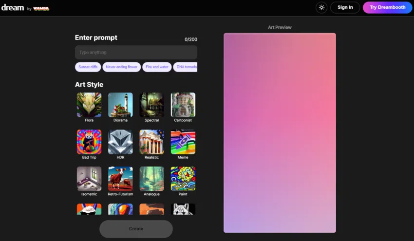 Trinh tao hinh anh AI nen dung trong nam 2023