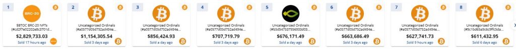 Doanh số Bitcoin NFT tăng ấn tượng 16% trong vòng một tuần