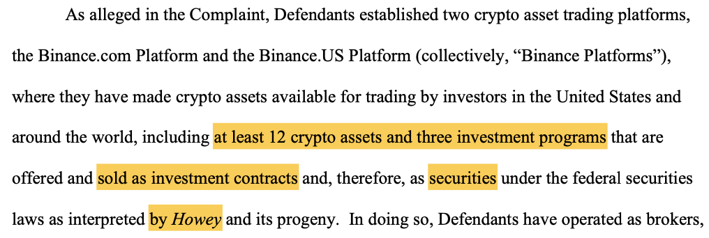SEC cho biết Binance đã sử dụng cách giải thích luật ‘bị tra tấn’ để khởi kiện
