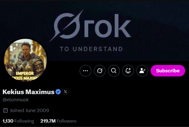 Meme coin 'Kekius Maximus' bùng nổ