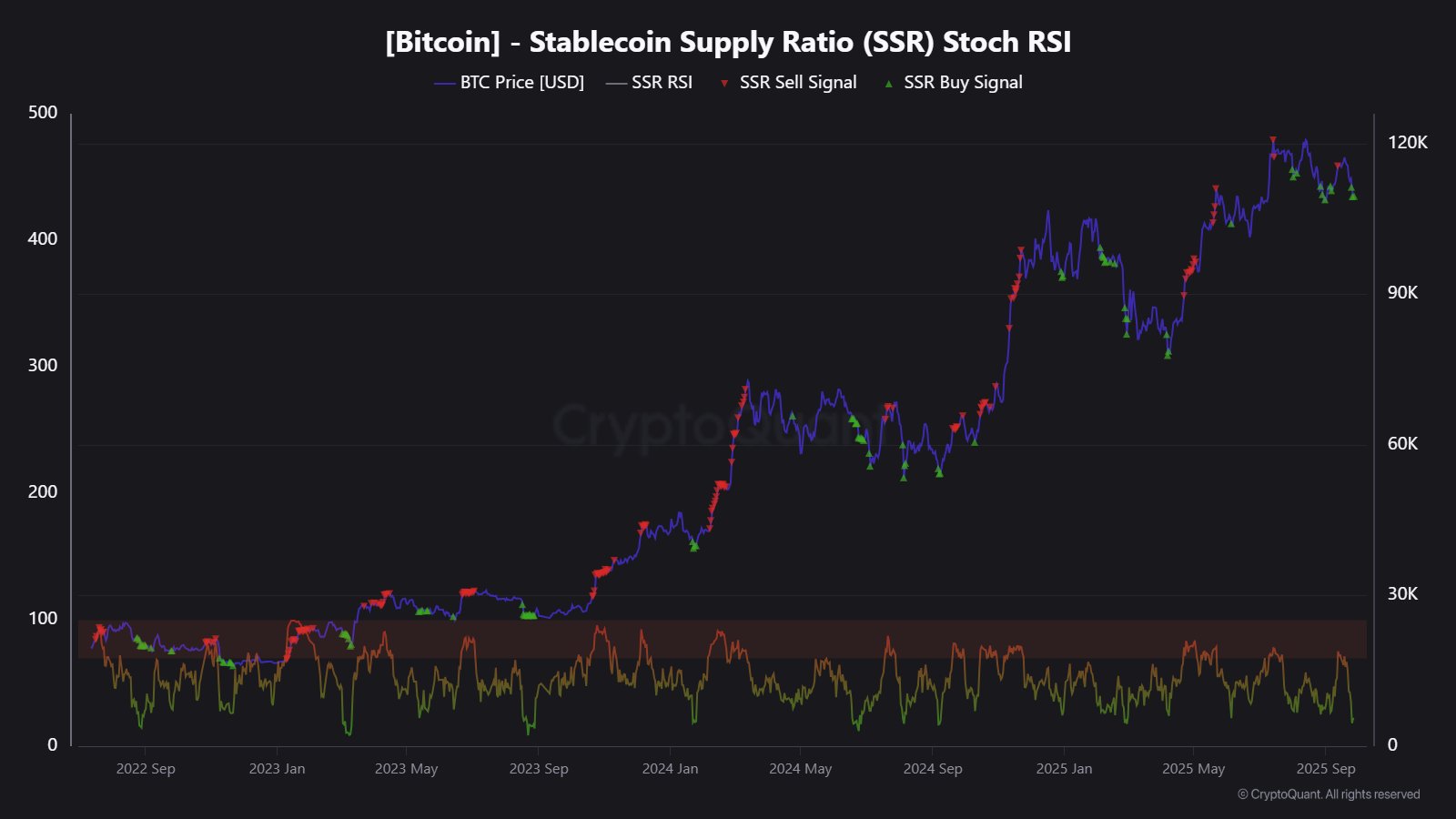 CryptoQuant đưa ra chỉ báo quan trọng của Bitcoin trong tuần tới
