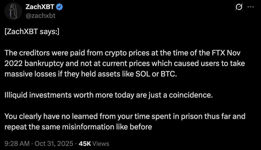 Chủ nợ FTX thiệt hại khi số tiền nhận được tính theo giá năm 2022