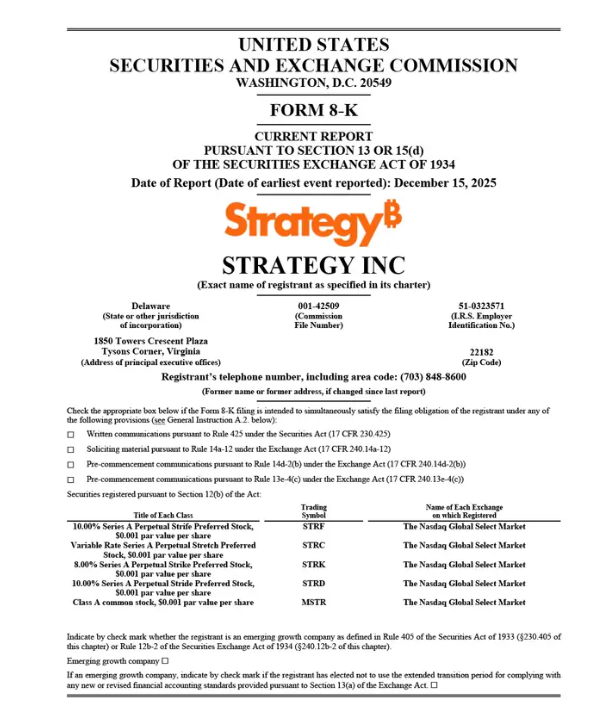 Strategy mua thêm 10.645 BTC