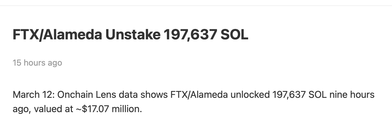 FTX unstake 1,1 triệu USD SOL khi việc trả nợ cho các chủ nợ bước sang năm thứ hai