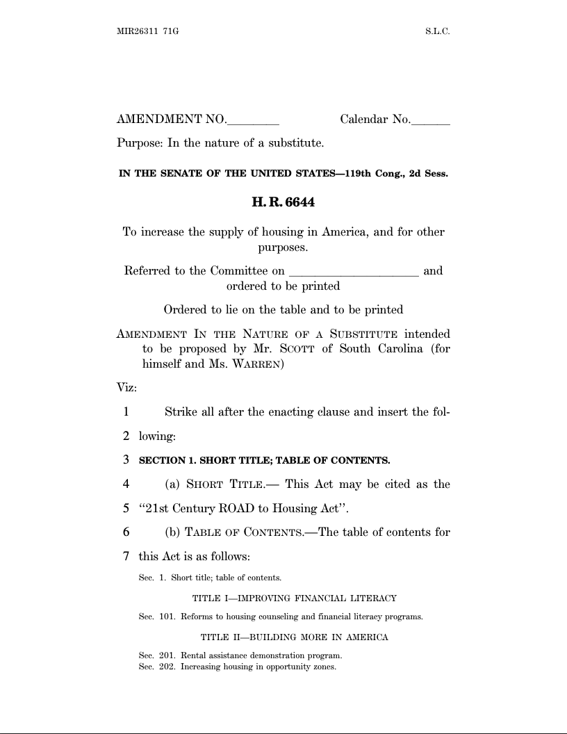 Thượng viện Mỹ bỏ phiếu thông qua việc đưa lệnh cấm CBDC vào dự luật nhà ở lưỡng đảng